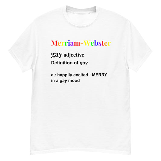 Gay Definition White Tee